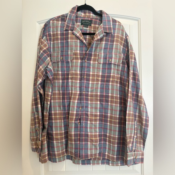 Rare Vtg 80s Polo Country Ralph Lauren Men's Shirt Multicolor Plaid Cotton L